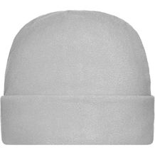 Microfleece Cap - Wärmende Fleece Mütze mit breitem Umschlag [Gr. M/L] (grey) (Art.-Nr. CA303193)