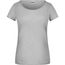 Ladies'-T - T-Shirt mit trendigem Rollsaum [Gr. XL] (grey-heather) (Art.-Nr. CA303435)