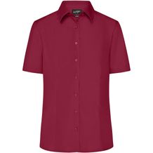 Ladies' Business Shirt Short-Sleeved - Klassisches Shirt aus strapazierfähigem Mischgewebe [Gr. S] (wine) (Art.-Nr. CA304747)