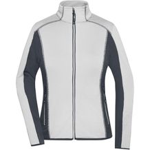 Ladies' Structure Fleece Jacket - Stretchfleecejacke im sportlichen Look [Gr. XS] (off-white/carbon) (Art.-Nr. CA305576)