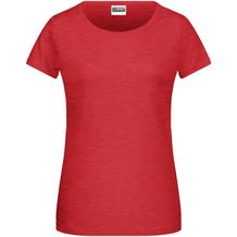 Ladies' Basic-T - Damen T-Shirt in klassischer Form [Gr. XL] (carmine-red-melange) (Art.-Nr. CA305904)