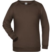 Ladies' Promo Sweat - Rundhals-Sweatshirt mit Raglanärmeln [Gr. XS] (Brown) (Art.-Nr. CA306142)