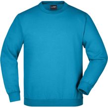 Round-Sweat Heavy Junior - Klassisches Komfort Rundhals-Sweatshirt [Gr. XXL] (Turquoise) (Art.-Nr. CA306765)