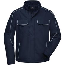 Workwear Softshell Jacket - Professionelle Softshelljacke im cleanen Look mit hochwertigen Details [Gr. 6XL] (navy) (Art.-Nr. CA308265)