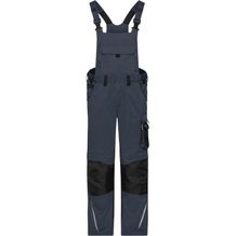 Workwear Pants with Bib - Spezialisierte Latzhose mit funktionellen Details und flexibel einstellbarem, elastischen Bund [Gr. 66] (carbon/black) (Art.-Nr. CA308862)