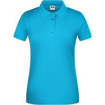 Ladies' BIO Workwear Polo - Pflegeleichtes und strapazierfähiges Polo [Gr. M] (Turquoise) (Art.-Nr. CA309325)