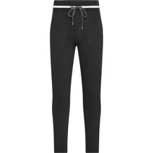 Men's Jog-Pants - Sweat-Hose im modischen Design [Gr. S] (black/white) (Art.-Nr. CA309629)