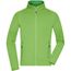 Men's Stretchfleece Jacket - Bi-elastische, körperbetonte Jacke im sportlichen Look [Gr. XXL] (spring-green/green) (Art.-Nr. CA309842)