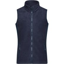 Ladies' Workwear Fleece Vest - Strapazierfähige Fleeceweste im Materialmix [Gr. L] (navy/navy) (Art.-Nr. CA310172)