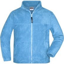 Full-Zip Fleece Junior - Jacke in schwerer Fleece-Qualität [Gr. L] (light-blue) (Art.-Nr. CA310631)