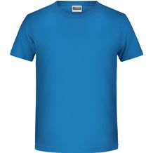 Boys' Basic-T - T-Shirt für Kinder in klassischer Form [Gr. M] (cobalt) (Art.-Nr. CA311210)