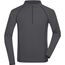 Men's Sports Shirt Longsleeve - Langarm Funktionsshirt für Fitness und Sport [Gr. S] (titan/black) (Art.-Nr. CA312859)
