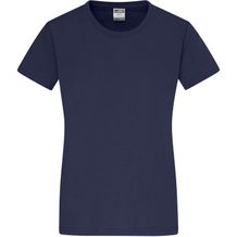 Ladies' Slim Fit-T - Figurbetontes Rundhals-T-Shirt [Gr. L] (navy) (Art.-Nr. CA313372)