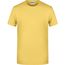 Men's Basic-T - Herren T-Shirt in klassischer Form [Gr. S] (light-yellow) (Art.-Nr. CA314092)