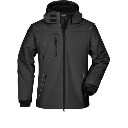 Mens Winter Softshell Jacket - Modische Winter Softshelljacke [Gr. S] (Art.-Nr. CA314633) - 3-Lagen Funktionsmaterial mit TPU-Membra...