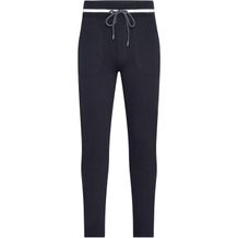 Men's Jog-Pants - Sweat-Hose im modischen Design [Gr. S] (navy/white) (Art.-Nr. CA316558)