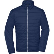 Men's Padded Jacket - Leichte, wattierte Steppjacke [Gr. XL] (navy) (Art.-Nr. CA318362)