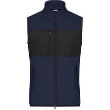 Men's Fleece Vest - Fleeceweste im Materialmix [Gr. XXL] (navy/black) (Art.-Nr. CA318409)