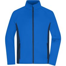 Men's Stretchfleece Jacket - Bequeme, elastische Stretchfleece Jacke im sportlichen Look für Arbeit, Sport und Lifestyle [Gr. XL] (royal/navy) (Art.-Nr. CA318772)