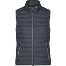 Ladies' Down Vest - Leichte Daunenweste im klassischen Design [Gr. XXL] (graphite/silver) (Art.-Nr. CA319236)