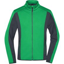 Men's Structure Fleece Jacket - Stretchfleecejacke im sportlichen Look [Gr. XXL] (fern-green/carbon) (Art.-Nr. CA319264)