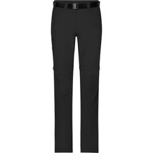 Ladies' Zip-Off Trekking Pants - Bi-elastische Outdoorhose in sportlicher Optik [Gr. S] (black) (Art.-Nr. CA319403)
