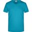 Men's Slim Fit V-T - Figurbetontes V-Neck-T-Shirt [Gr. L] (caribbean-blue) (Art.-Nr. CA320197)