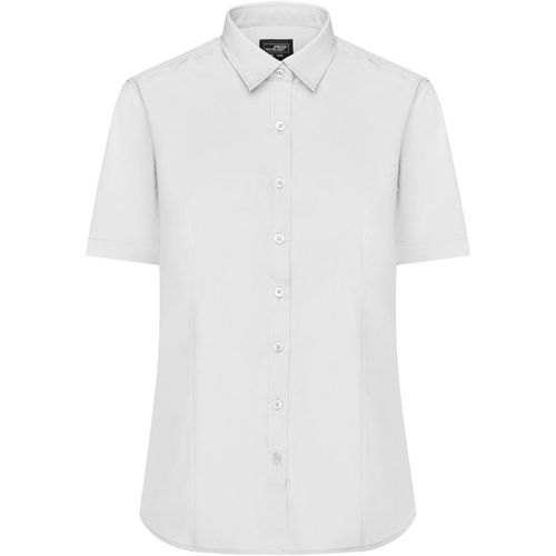 Ladies' Shirt Shortsleeve Poplin - Klassisches Shirt aus pflegeleichtem Mischgewebe [Gr. XS] (Art.-Nr. CA320716) - Popeline-Qualität mit Easy-Care-Ausrüs...