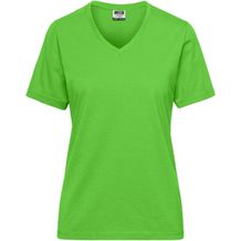 Ladies' BIO Workwear T-Shirt - Strapazierfähiges und pflegeleichtes T-Shirt [Gr. XS] (lime-green) (Art.-Nr. CA321420)