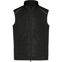 Men's Hybrid Vest - Softshellweste im attraktiven Materialmix [Gr. M] (black/black) (Art.-Nr. CA321602)