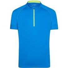 Men's Bike-T Half Zip - Sportliches Radtrikot [Gr. S] (bright-blue/bright-yellow) (Art.-Nr. CA322168)