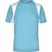 Men's Running-T - Funktionelles Laufshirt [Gr. 3XL] (ocean/white) (Art.-Nr. CA322677)