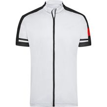 Men's Bike-T Full Zip - Sportives Bike-Shirt [Gr. XL] (white) (Art.-Nr. CA322688)