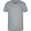 Men's Slim Fit V-T - Figurbetontes V-Neck-T-Shirt [Gr. L] (grey-heather) (Art.-Nr. CA323093)