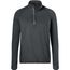 Men's Sports Shirt Half-Zip - Langarm-Shirt mit Reißverschluss für Sport und Freizeit [Gr. S] (carbon) (Art.-Nr. CA323644)