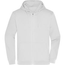 Men's Promo Zip Hoody - Klassische Sweatjacke mit Kapuze [Gr. S] (white) (Art.-Nr. CA324019)