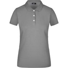 Ladies' Elastic Piqué Polo - Kurzarm Damen Poloshirt mit hohem Tragekomfort [Gr. S] (mid-grey) (Art.-Nr. CA324356)