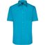 Men's Shirt Shortsleeve Poplin - Klassisches Shirt aus pflegeleichtem Mischgewebe [Gr. 3XL] (Turquoise) (Art.-Nr. CA324376)