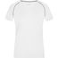 Ladies' Sports T-Shirt - Funktionsshirt für Fitness und Sport [Gr. XL] (white/silver) (Art.-Nr. CA324685)
