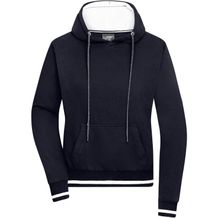 Ladies' Club Hoody - Kapuzensweat im modischen Design [Gr. M] (navy/white) (Art.-Nr. CA324831)