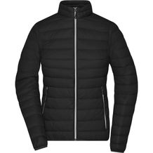 Ladies' Down Jacket - Leichte Daunenjacke im klassischen Design [Gr. XXL] (black/silver) (Art.-Nr. CA325654)