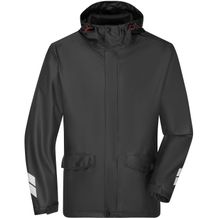 Worker Rain-Jacket - Praktische Unisex Regenjacke zum Überziehen, vielseitig einsetzbar [Gr. S] (black) (Art.-Nr. CA326154)