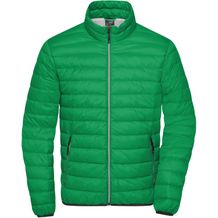 Men's Down Jacket - Leichte Daunenjacke im klassischen Design [Gr. XL] (fern-green/silver) (Art.-Nr. CA326328)