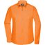 Ladies' Shirt Longsleeve Poplin - Klassisches Shirt aus pflegeleichtem Mischgewebe [Gr. S] (orange) (Art.-Nr. CA327064)