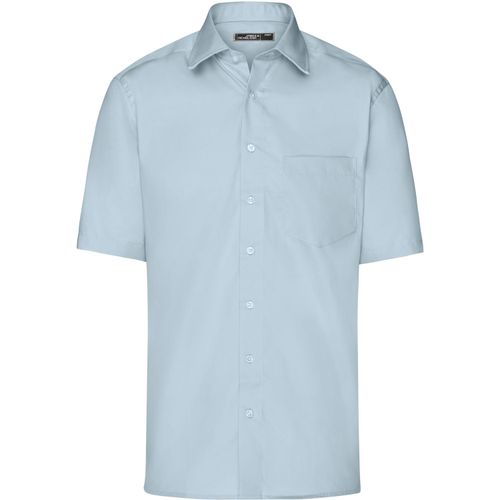 Men's Business Shirt Short-Sleeved - Bügelleichtes, modisches Herrenhemd [Gr. M] (Art.-Nr. CA328704) - Pflegeleichte Twill-Qualität mit Easy-C...