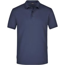 Men's Elastic Polo Piqué - Klassisches Polo in elastischer Piqué-Qualität [Gr. 3XL] (navy) (Art.-Nr. CA329302)