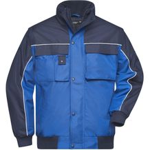 Workwear Jacket - Robuste, wattierte Jacke mit abnehmbaren Ärmeln [Gr. S] (royal/navy) (Art.-Nr. CA330568)