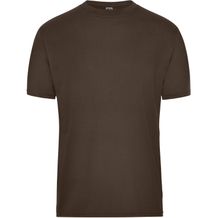 Men's BIO Workwear T-Shirt - Strapazierfähiges und pflegeleichtes T-Shirt [Gr. XS] (Brown) (Art.-Nr. CA330719)