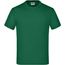 Junior Basic-T - Kinder Komfort-T-Shirt aus hochwertigem Single Jersey [Gr. M] (dark-green) (Art.-Nr. CA331303)