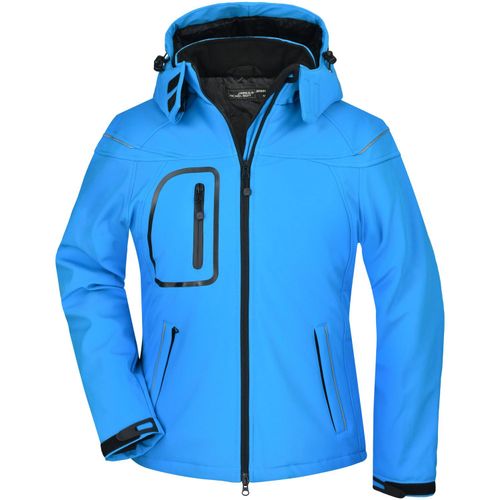 Ladies' Winter Softshell Jacket - Modische Winter Softshelljacke [Gr. XL] (Art.-Nr. CA331490) - 3-Lagen Funktionsmaterial mit TPU-Membra...